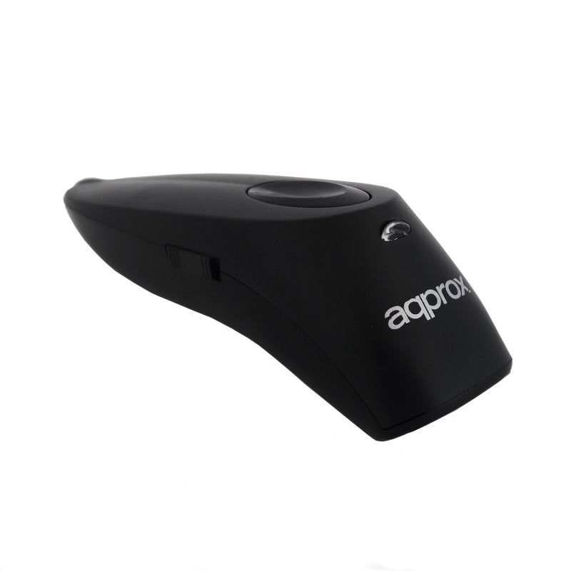 Approx Appls10 Lector De Códigos De Barras Inalámbrico Bt/2.4ghz 1d/2d Alcance 10m Bat. 1500mah Usb Soporte Para Mesa/Pared