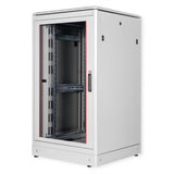 Roline 19-Zoll Netzwerkschrank Pro 26 He, 800x800 Bxt Glastr Grau