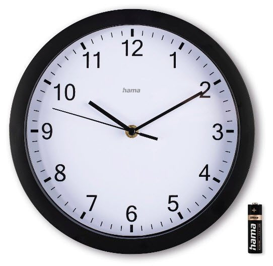 EAN 4047443517531 - Hama Elba Reloj de cuarzo Alrededor Negro, Blanco imagen 4