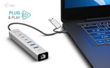 I-Tec Usb-C Usb-A Metal Hub 6 Port 3x Usb-C 3.2 Gen1 3x Usb-A 3.2 Gen1 1x Glan Power Delivery 85w