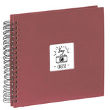 Hama  Fine Art  Spiral Red 28x24 50 Black Pages 90149