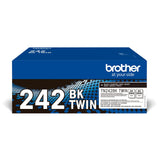 EAN 4977766812818 - Brother TN-242BKTWIN cartucho de tóner 2 pieza(s) Original Negro imagen 1