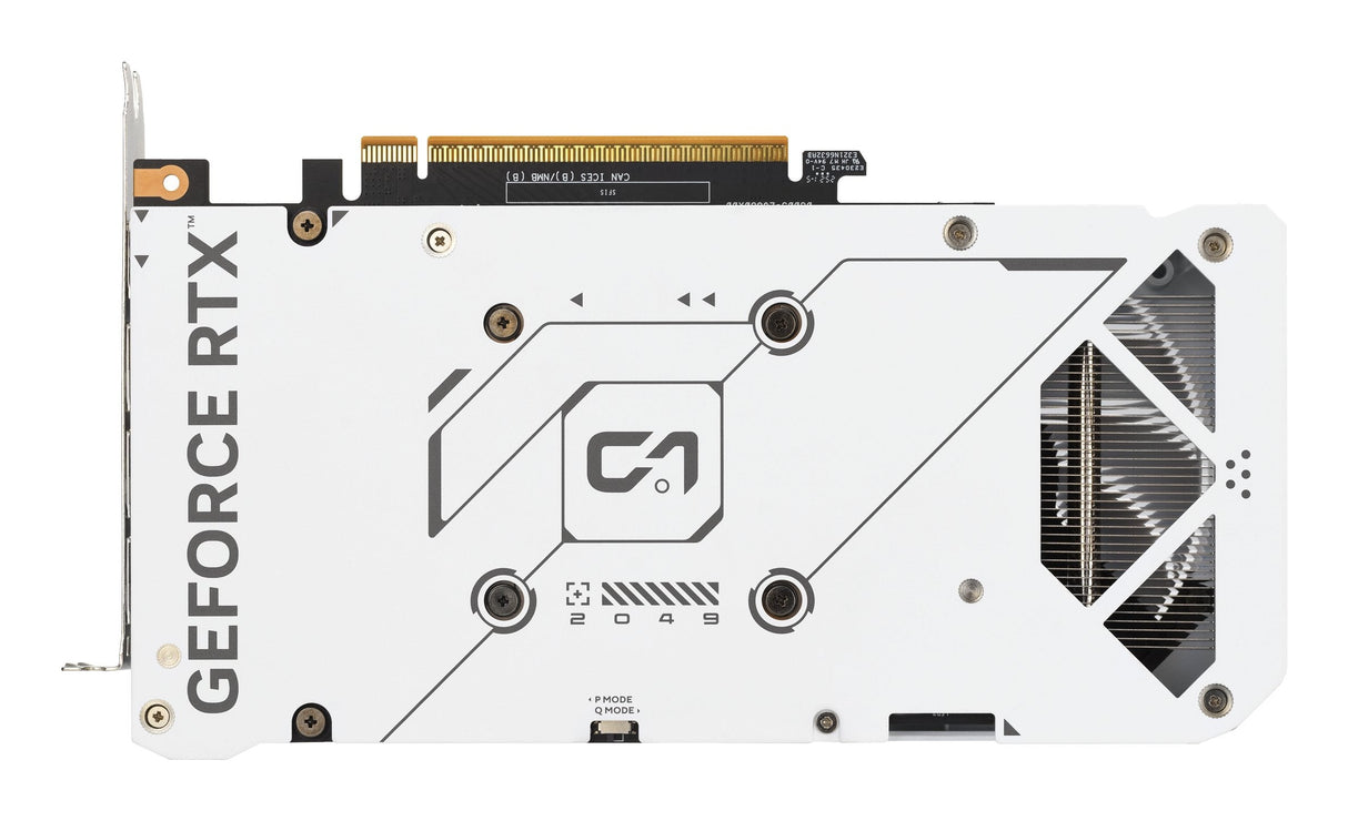 Graphics Card Asus Nvidia Geforce Rtx 5060 8 Gb Gddr7 128 Bit Pcie 5.0 16x Dual Slot Fansink Dual-Rtx5060-O8g-White