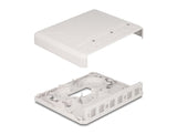 Keystone Leergehäuse 6 Port Für Glasfaser Und Netzwerk Weiss