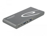 EAN 4043619877720 - DeLOCK 87772 base para portátil y replicador de puertos Alámbrico Thunderbolt 3 Gris imagen 3