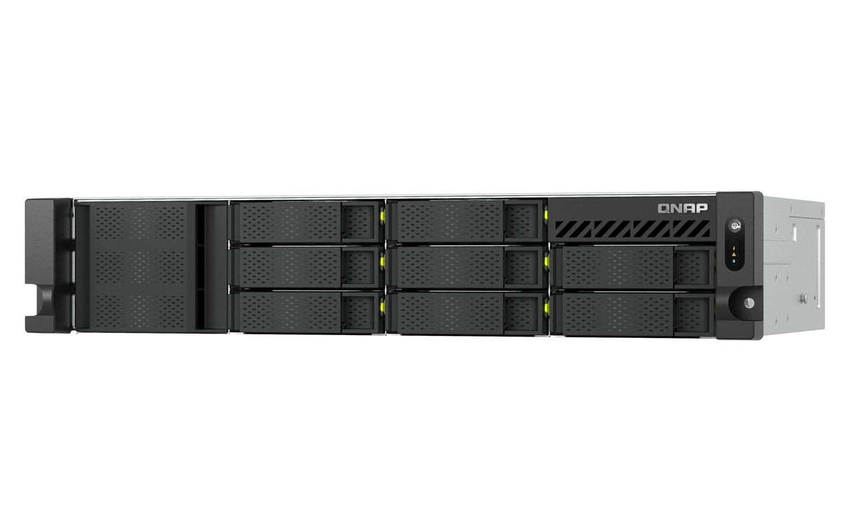Servidor Nas  Qnap Ts-H1065eu-Rp 10 Compartimentos Montaje En Bastidor Sata-600 / Nvme Ram 8 Gb 2.5 Gigabit Ethernet 2u
