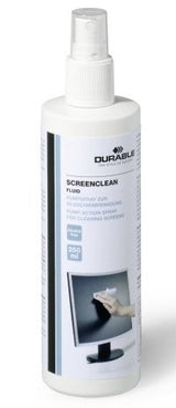 Durable Screenclean Fluid 250ml Pump-Action Spray         578219