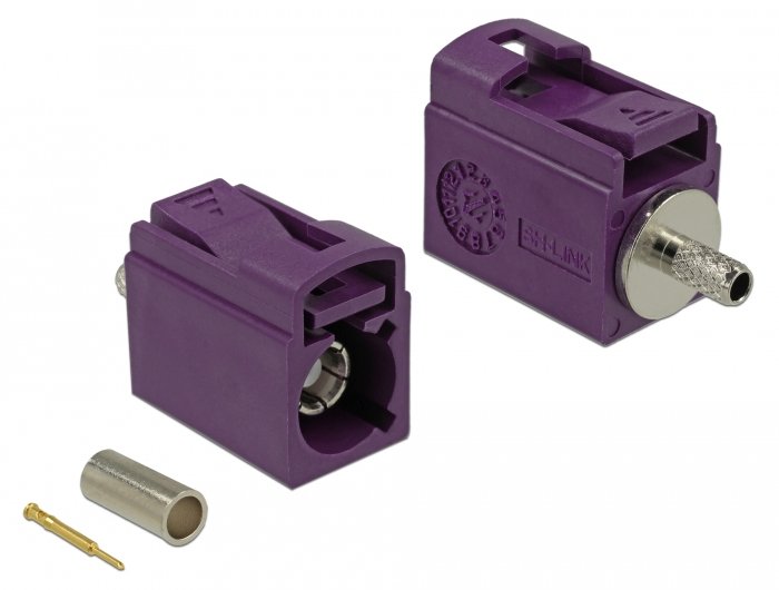 Delock Fakra D Buchse 21mm Kurz Zum Crimpen