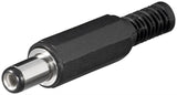 Conector Dc Macho  - Diametro 2,1x5,5mm Goobay