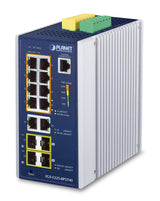 Ip30 Industrial L2+/L4 8-Port  1000t 802.3at Poe+ 2-Port