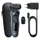 EAN 4210201432920 - Braun Series 6 61-N1000s Máquina de afeitar de láminas Negro, Gris imagen 1