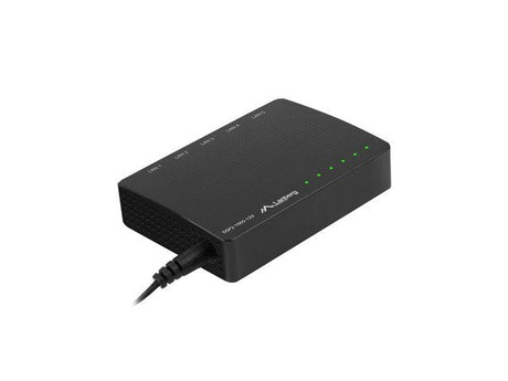 EAN 5901969424164 - Lanberg DSP2-1005-12V switch No administrado Gigabit Ethernet (10/100/1000) Negro imagen 4