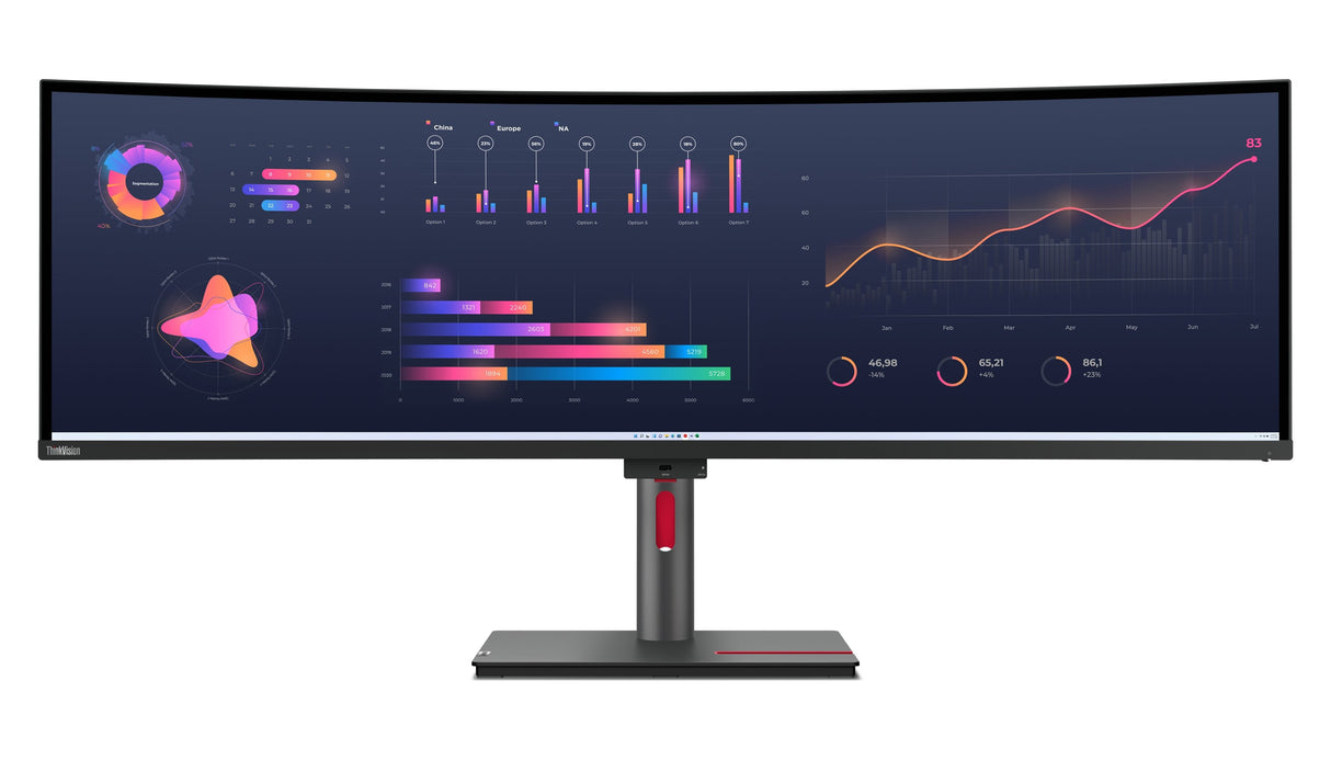 EAN 196802362085 - Lenovo ThinkVision P49w-30 LED display 124,5 cm (49") 5120 x 1440 Pixeles DQHD Negro imagen 2