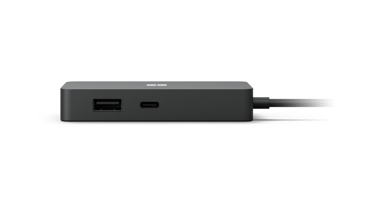 Hub De Viaje Usb-C Para Microsoft Surface, Estación De Acoplamiento Negra, Hdmi, Rj-45, Usb-A, Usb-C 161-00002