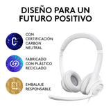 Logitech H390 Auriculares Alámbrico Diadema Usb Tipo A Blanco