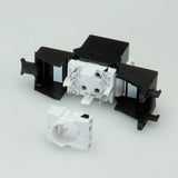 Roline Keystone Jack, Cat. 6a, Rj-45, Unshielded, Toolless, Slim, Black Conector Negro