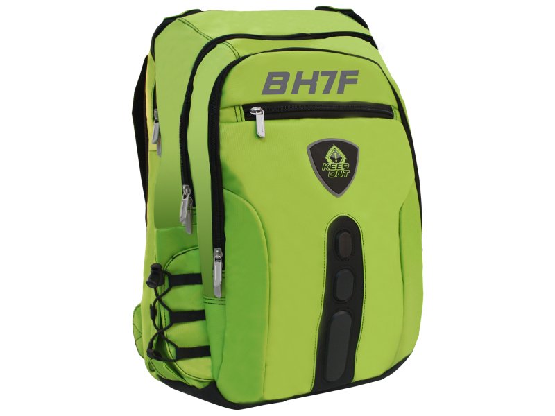 Keep Out Mochila Gaming Bk7 Full Verde 15,6