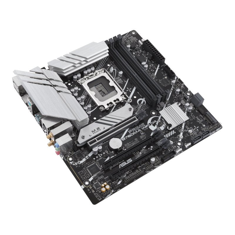 Placa Base Asus 1700 Prime B760m-A Wifi D4 M-Atx 4xddr4 4xsata6 1xusb-C 1xusb 3.2 2xusb 2.0