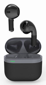 Auriculares Gembird Bluetooth Tws-02-Bk  Negro Gris
