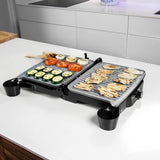 Cecotec Kontaktgrill Rock?N Grill 2000 W (Negro/Edelstahl, 2.000 Watt) 3025