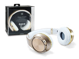 Conceptronic Auriculares Bluetooth Con Funcion Altavoz  Manos Libres Reproduce Desde  Microsd Color Oro