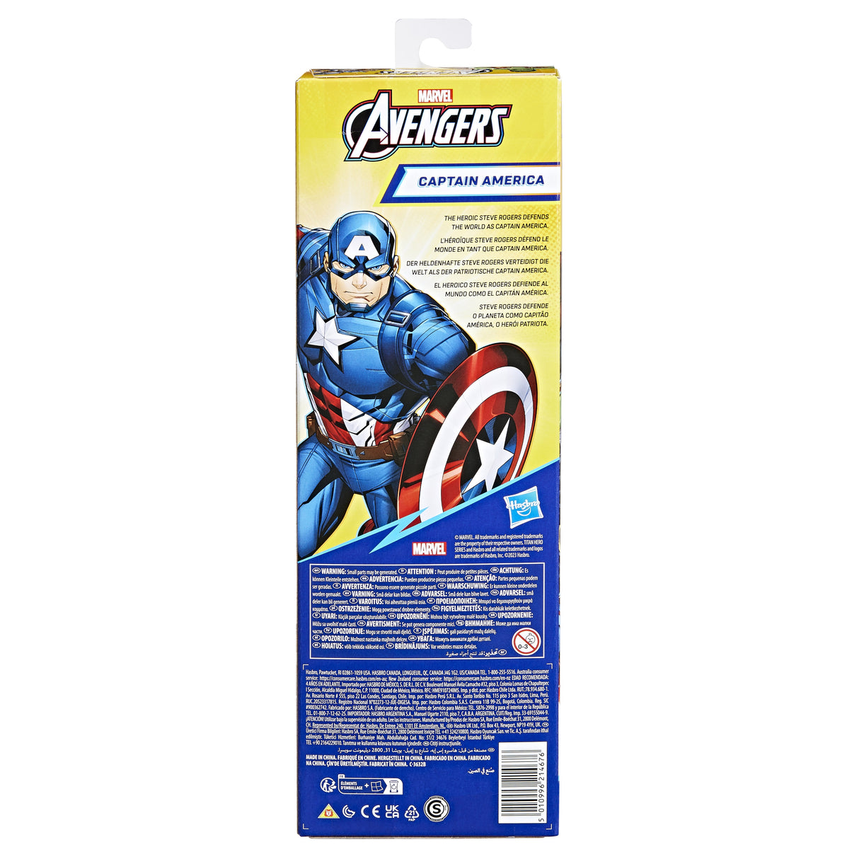 Figura Hasbro Marvel Avengers Titan Hero Series Capitán América