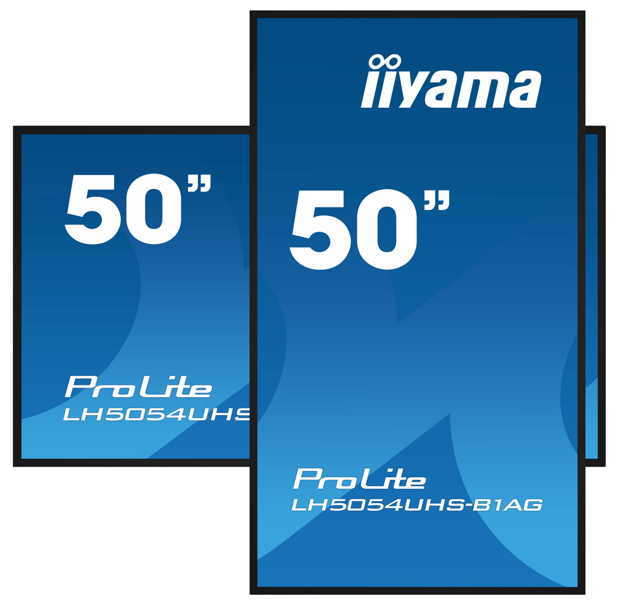 Iiyama 50 Lcd 4k Black Lh5054uhs-B1ag