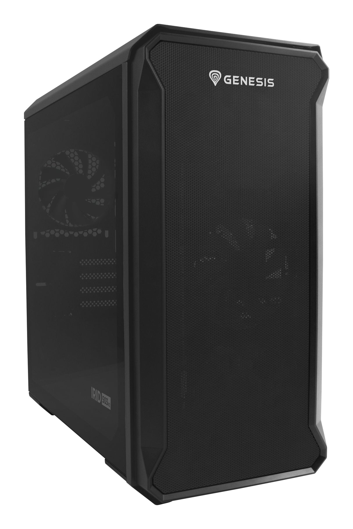 Caja Pc Natec Gaming Genesis Irid 503 Matx 1xusb 3.0 2xusb 2.0 S/F Cristal Templado