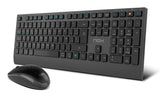 Teclado Español + Raton Nox Lite Duo Inalambrico Es Negro