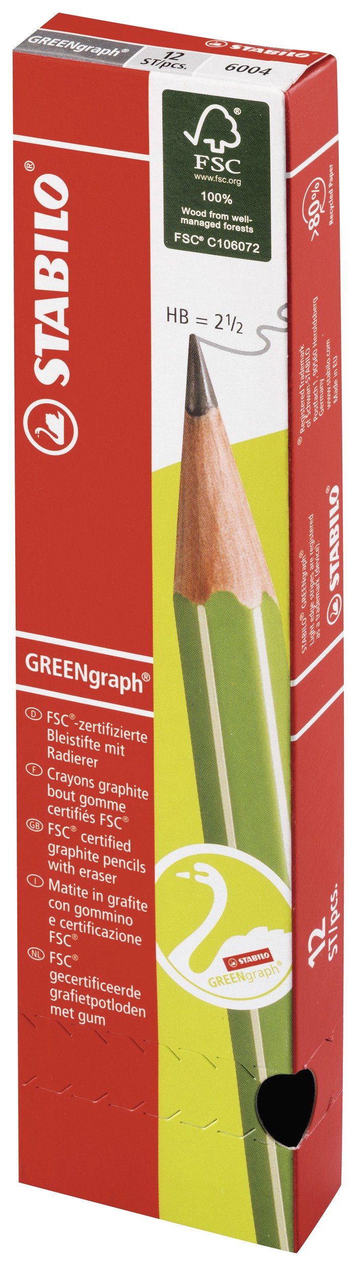 Stabilo Greengraph 6004 - Lápiz - Grafit