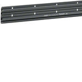 Hager Sockelleistenkanal- Sl200801 Unterteil 3kammern Pvc 20x80mm Schwarz
