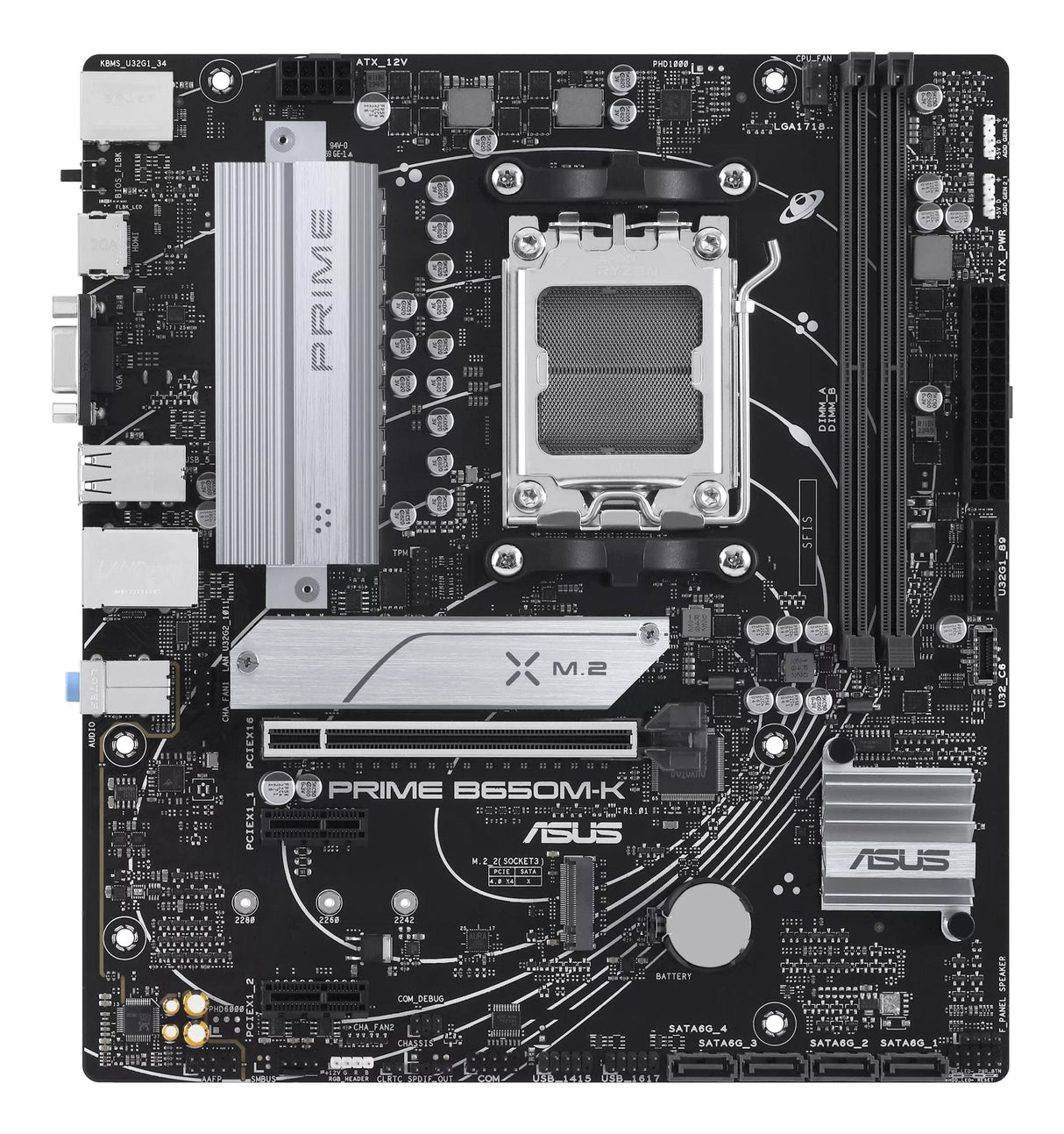Placa Base Asus Prime B650m-K Amd,Am5,Ddr5,Matx