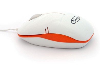 3free Raton Optico Usb Mcm101/Wo Blanco Naranja