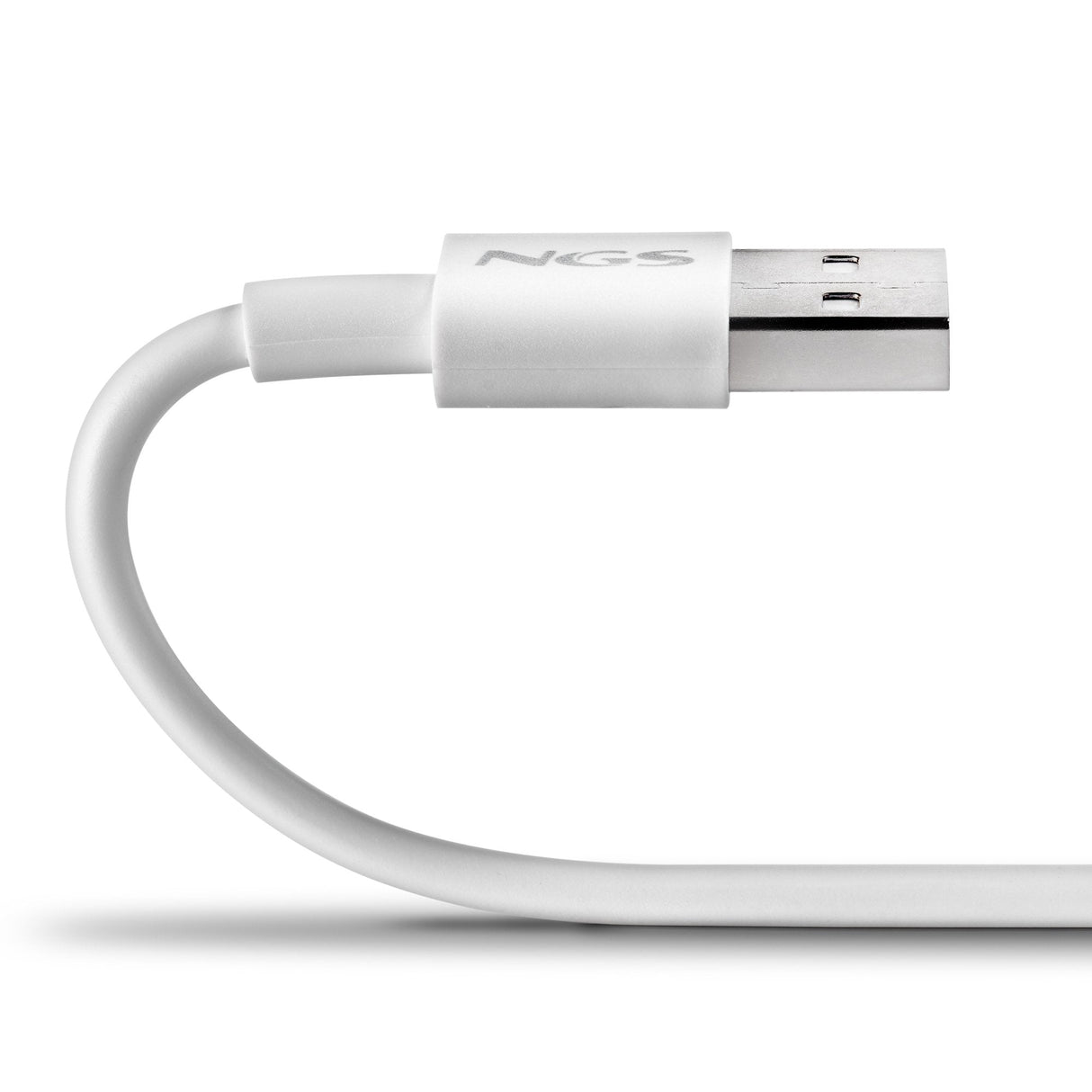 Cable Usb 2.0 Ngs Zyro-Ac Usb Macho Usb Tipo-C Macho Hasta 15w 480mbps 1m Blanco