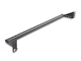 Delock 19? 1 He Organizador De Cables Panel Carril De Sujeción De Cables Profundidad Ajustable 40 - 90 Mm Negro