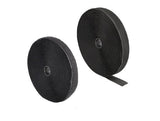 Delock Cinta Adhesiva De Velcro Resimente Y Cinta De Vellón 15mx25mm Sw