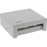 Inline Desktop Point Box 6x Keystone Rj45, Metal, Gris Claro Ral7035