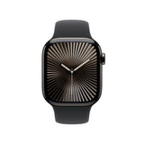 Apple Apple Watch Series 10 Gps + Cellular 42mm Slate Titanium Case With Black Sport Band - M/L