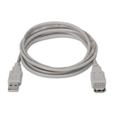 Aisens Cable Extension Usb 2.0 - Tipo A Macho A Hembra - 3m - Beige