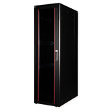 Roline 19-Zoll Netzwerkschrank Pro 42 He, 600x1000 Bxt Glastr Schwarz