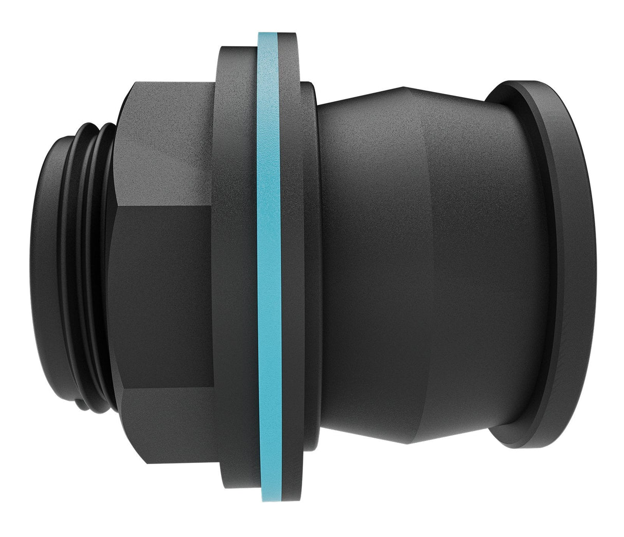 Conector Del Tanque Gardena, G 1 "Y G 3/4" Negro, Para Espesores De Pared De 2-10 Mm 09095-20