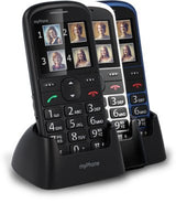 Myphone Halo 2 Negro Senior 2.2'' CãÂMara Vga Bluetooth Microsd BotãÂN Sos Base De Carga