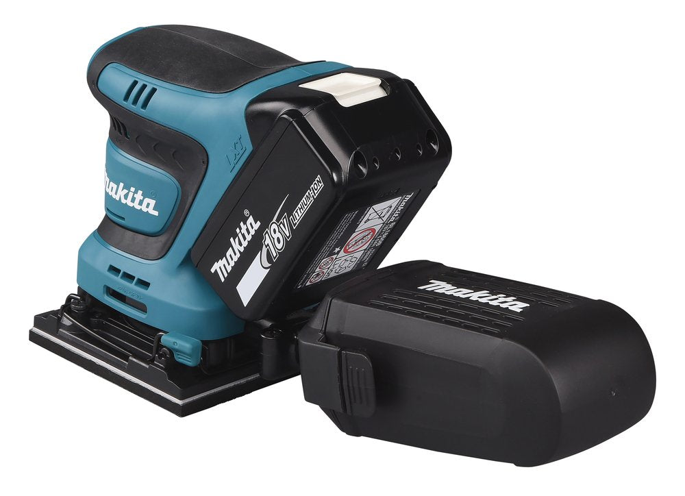 Lijadora Makita Dbo480z Portátil Lijadora Rotorbital 14000 Opm Negro, Azul 210 W