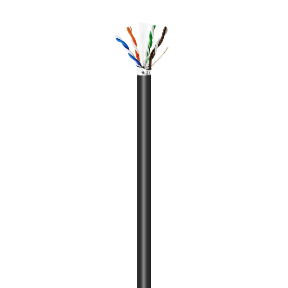 Aisens Bobina Cable Exterior Rj45 Cat.6 Ftp Rigido Awg24 - 305m - Negro
