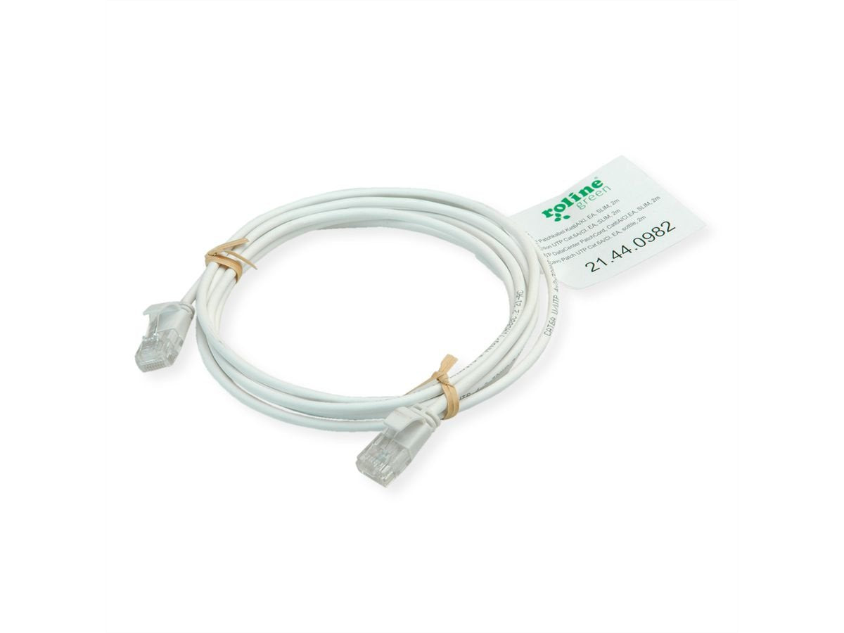 Roline Verde Utp Cable De Red Cat.6a (Class Ea), Lsoh, Slim, Blau, 0,3 M
