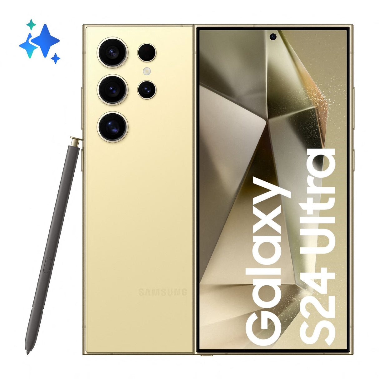 EAN 8806095308708 - Samsung Galaxy S24 Ultra 17,3 cm (6.8") SIM doble 5G USB Tipo C 12 GB 512 GB 5000 mAh Titanio, Amarillo imagen 2
