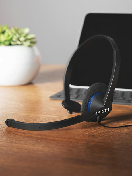 EAN 0021299194263 - Koss CS195 USB Auriculares Alámbrico Diadema Oficina/Centro de llamadas USB tipo A Negro imagen 4