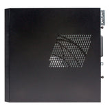 Caja Pc Unykach Mini Dtx Itx 1k Serie Caviar Negra 2 Usb 3.0 52092