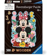 Puzzle  Ravensburger De Madera Disney Mickey Y Minnie 300 Piezas 12000762