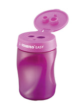 Stabilo Easy - Sacapuntas Con Depósito - 3 Agujeros - Rosa